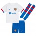 Dječji Nogometni Dres Barcelona Ferran Torres #7 Gostujuci 2023-24 Kratak Rukav (+ Kratke hlače)